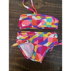 77 Kids By American Eagle Size 12-18 Months Geometric Colorful Bikini New NWT
